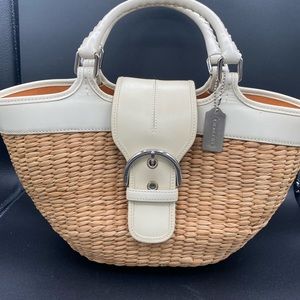Coach basket style handbag